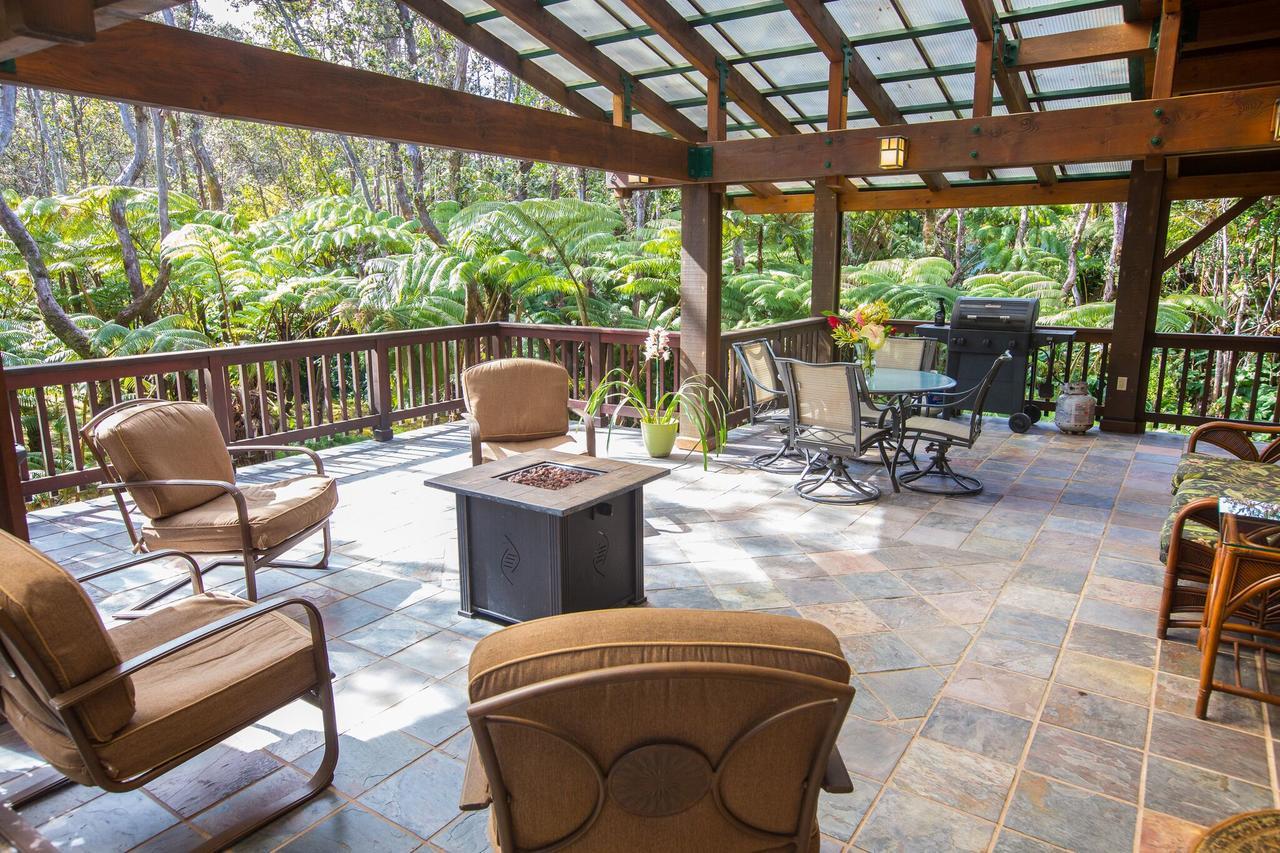 Hale Mauna Loa Upper Level With Shared Hot Tub Volcano Dış mekan fotoğraf